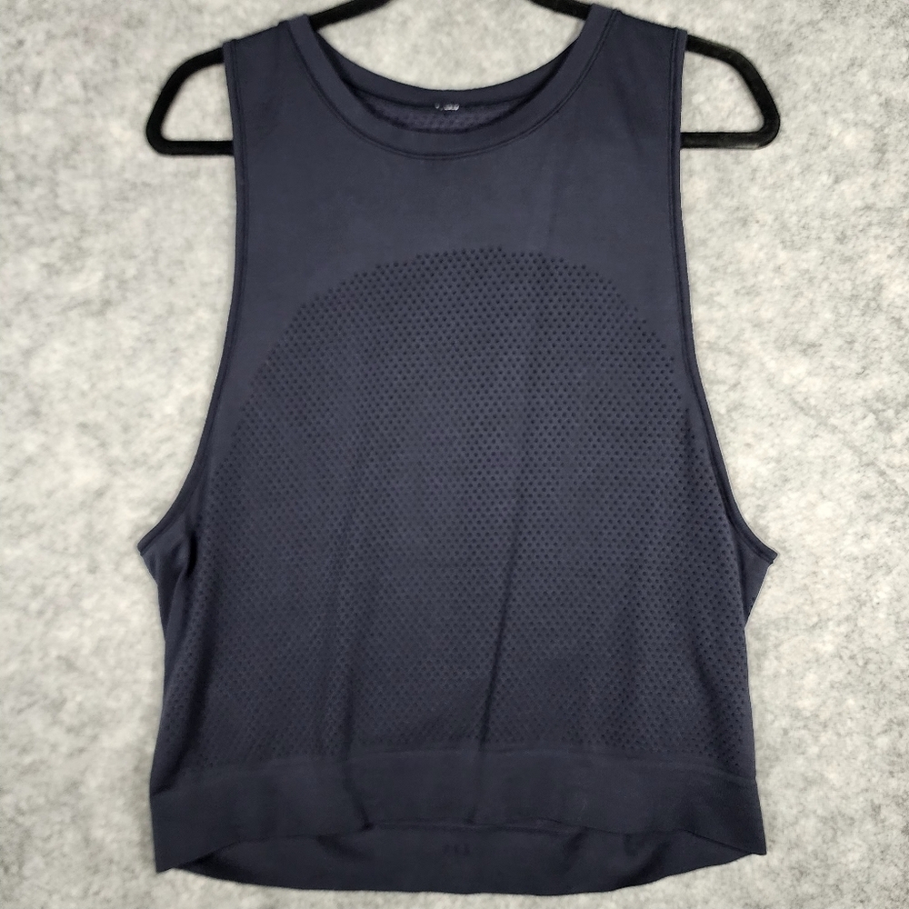 Lululemon Black Breeze By Muscle Tee Athletic Top